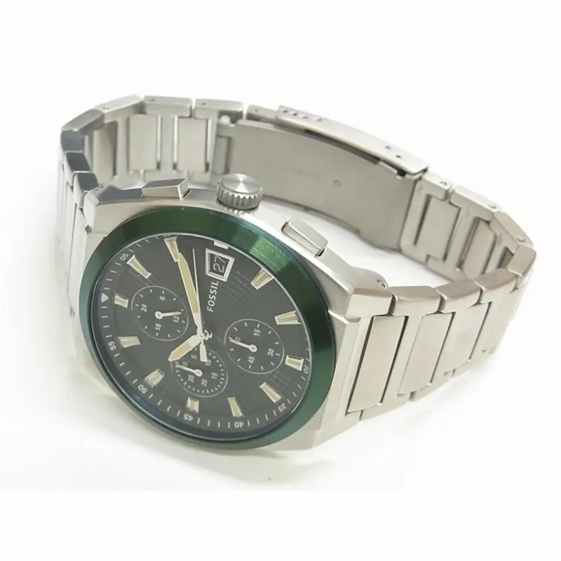 Fossil Everett Chronograph Green Dial Men’s Watch | FS5964